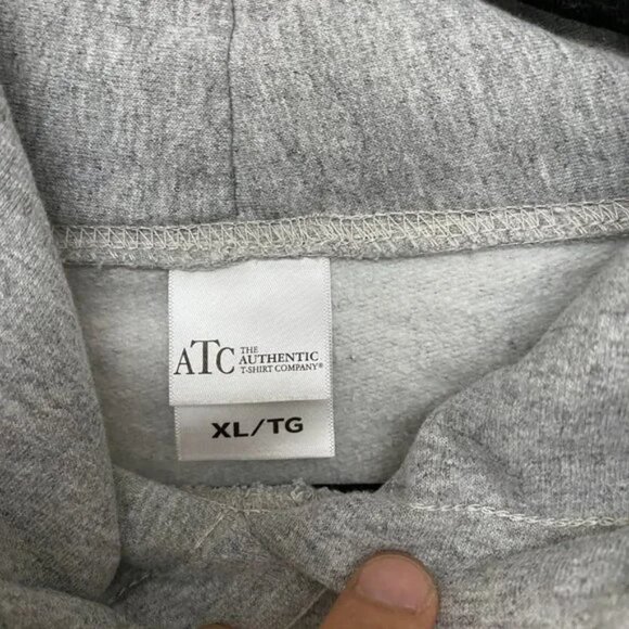 Fuel Donkey Hoodie Pullover Sweatshirt Men Size XL Sweater Gray - Picture 3 of 6